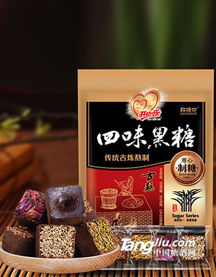 開心樂-四味黑糖（獨(dú)立裝）-300g