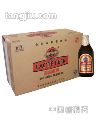 嶗特小棕金啤酒8度296ml