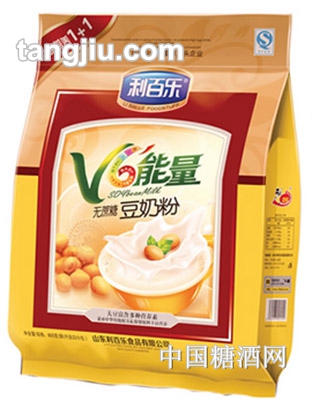 利百樂(lè)V6能量無(wú)蔗糖豆奶粉800g