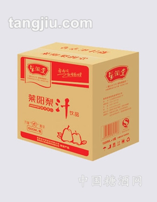 新裝大塑萊陽(yáng)梨汁1.5L箱