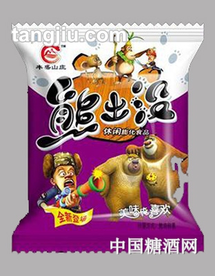 豐盛山莊熊出沒膨化食品-紫