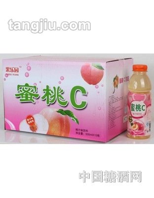 果樂(lè)源蜜桃C500ML