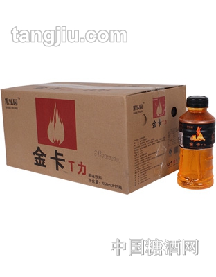 果樂(lè)源金卡T力果味飲料450ml