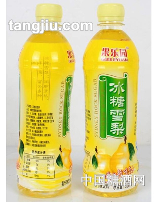 果樂(lè)源冰糖雪梨飲料500ml