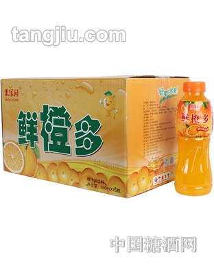 果樂(lè)源鮮橙多550ml