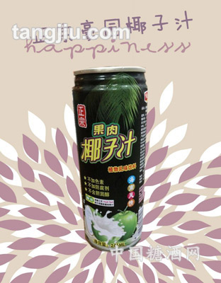 豪園生榨椰子汁245ML