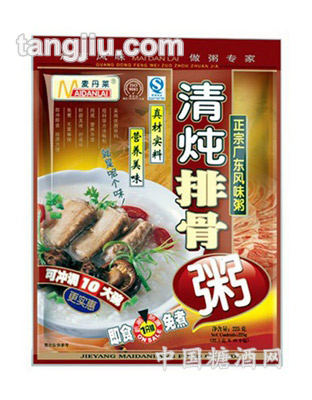 225g麥丹萊方便粥-清燉排骨