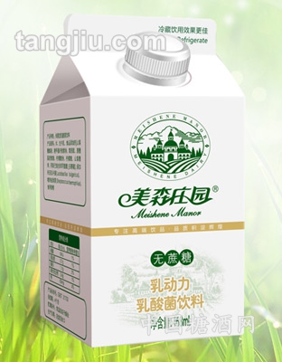 美森莊園468ml無(wú)蔗糖乳動(dòng)力乳酸菌飲料