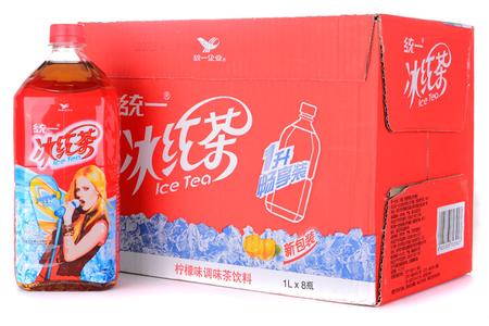 統(tǒng)一冰紅茶飲料格多少錢一箱，統(tǒng)一鮮橙多