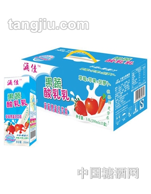 涌佳利樂磚果蔬酸乳乳飲品200ml