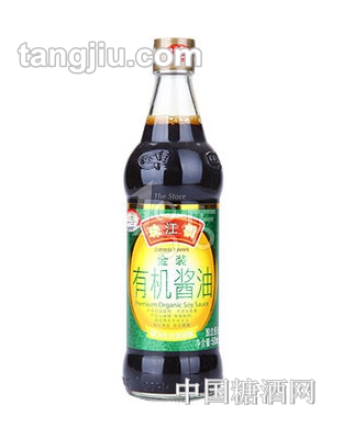 珠江橋金裝有機醬油-500ml