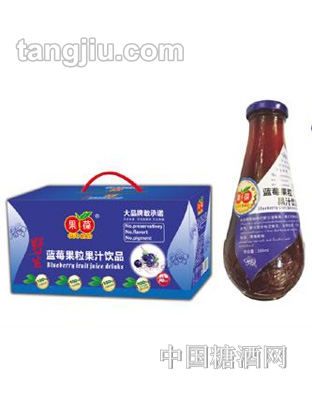 果葆經(jīng)典藍莓飲料380ml