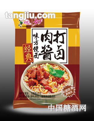 青援經(jīng)典打鹵肉醬味方便面89g