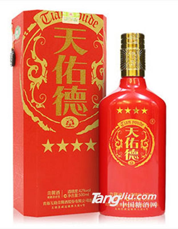 天佑德青稞酒紅四星-500ml