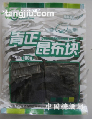 青正昆布塊100g