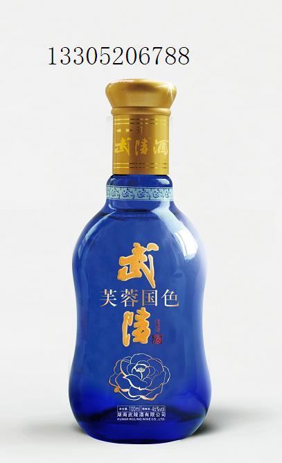 供應(yīng)蒙砂玻璃瓶，髙白料酒瓶