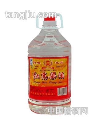 紅高粱(50度，5L，塑料桶)