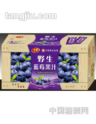 中喔藍莓果汁240ml