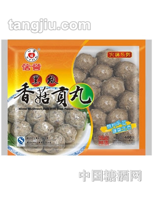 信譽(yù)黑椒香菇貢丸400g