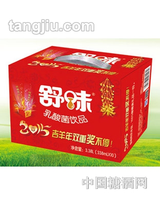 舒味乳酸菌飲品春節(jié)禮盒裝338mlx10瓶