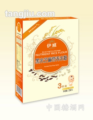 伊威黑米芝麻營養(yǎng)米粉250g