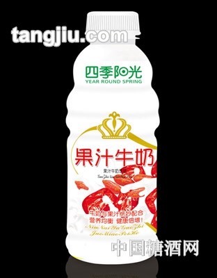 四季陽(yáng)光果汁+牛奶360ml