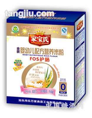 家寶氏0段FOS護(hù)腸營(yíng)養(yǎng)米粉280g