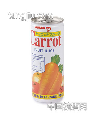 Carrot fruit juice