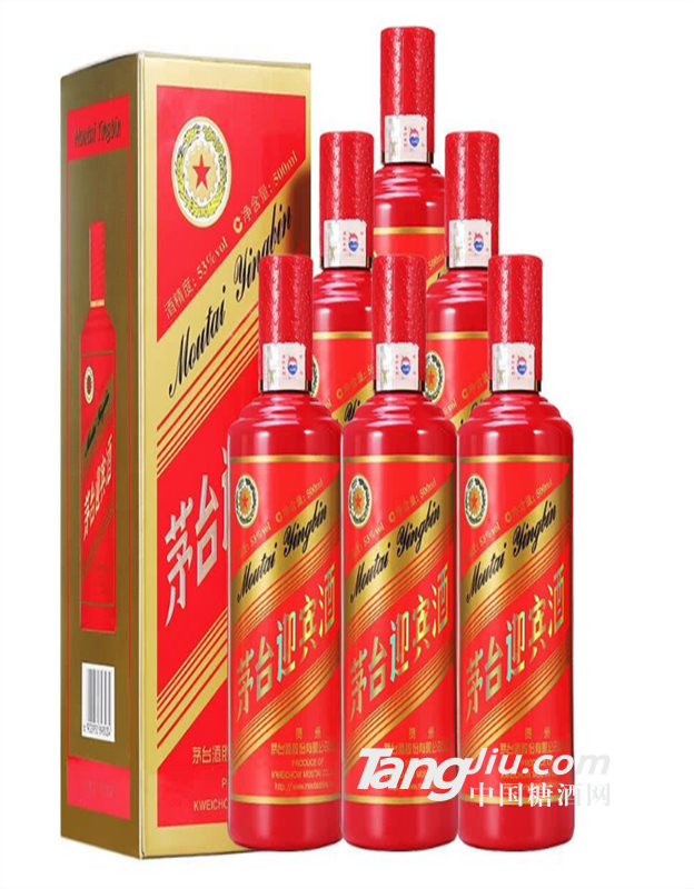 茅臺(tái)鎮(zhèn)酒迎賓中國(guó)紅醬香型白酒 禮盒裝500ml