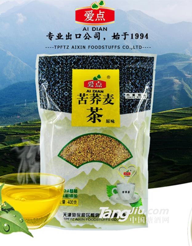 愛點苦蕎麥茶黑苦蕎茶原味袋-400g