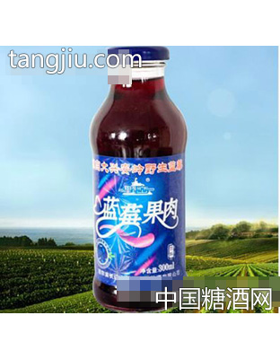 野戀藍(lán)莓果肉飲料300ml