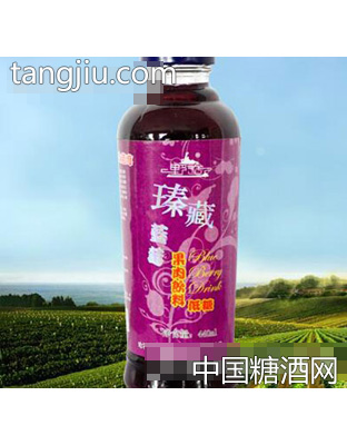 野戀藍(lán)莓果肉飲料440ml