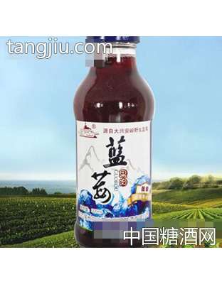 野戀藍(lán)莓果肉飲料低糖300ml