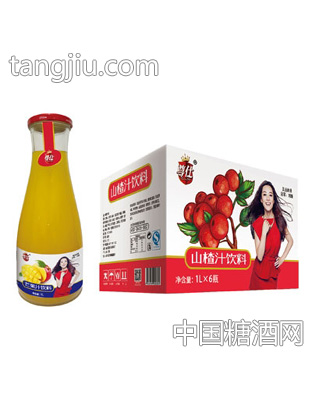 尊仕山楂汁飲料1LX6