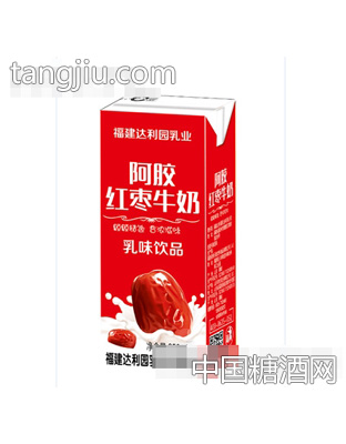 福建達利園乳業(yè)阿膠紅棗牛奶250ml