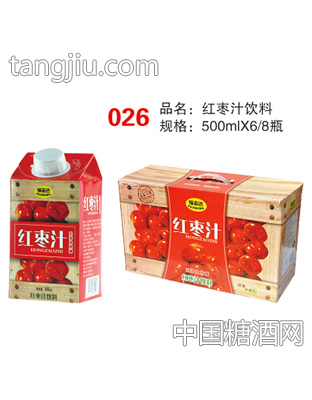 福志達(dá)紅棗汁飲料500mlX6