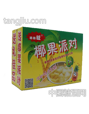 椰果派對果粒果味飲料255mlx12罐