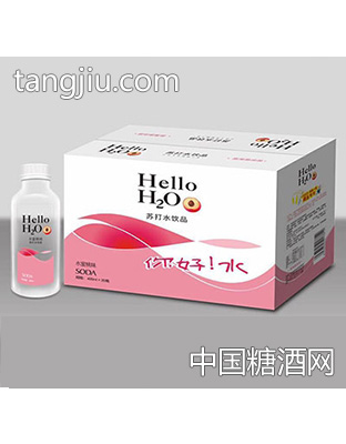 奇亞籽你好！水水蜜桃味蘇打水飲品箱裝