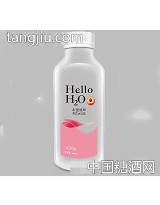 奇亞籽你好！水水蜜桃味蘇打水飲品