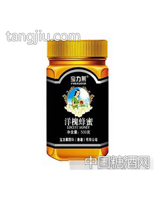 寶力萊洋槐蜂蜜500g玻璃瓶