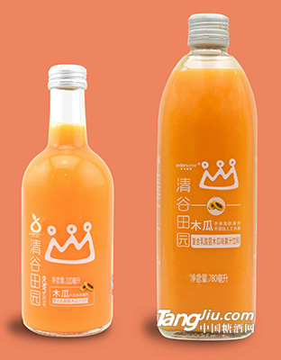 清谷田園-50%復(fù)合乳酸菌木瓜汁飲料-780、330ml