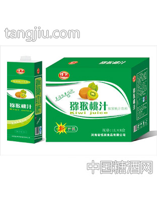 恬潤獼猴桃汁飲料1LX8盒