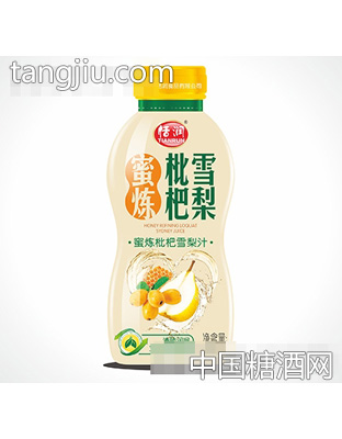 恬潤(rùn)塑料瓶枇杷雪梨330ml