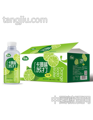 團(tuán)友卡曼橘無氣蘇打水飲料500ml