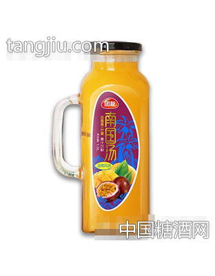 團友南國湯果汁飲料百香果+芒果1L