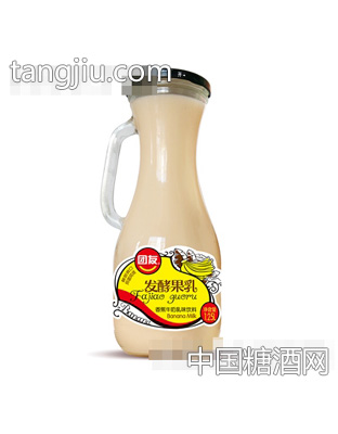 團(tuán)友發(fā)酵果乳香蕉牛奶乳味飲料1.25L