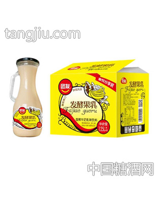 團友發(fā)酵果乳香蕉牛奶乳味飲料1.25Lx6瓶