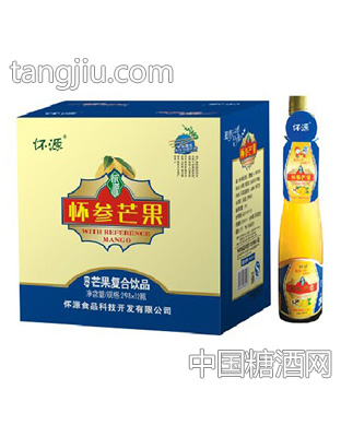 懷源懷參芒果復(fù)合飲品箱裝298ml