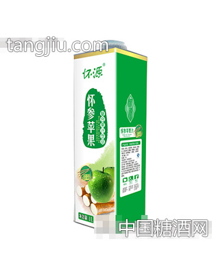 懷參蘋果復(fù)合果汁飲料1L