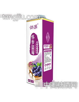 懷參藍莓復(fù)合果汁飲料盒裝1L